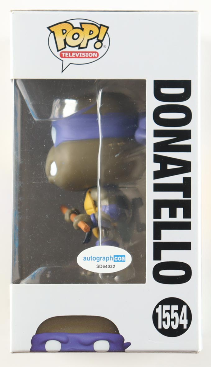 Corey Feldman Signed "Nickelodeon: Teenage Mutant Ninja Turtles" #1554 Donatello Funko Pop! Vinyl Figure (ACOA) at PristineAuction.com Corey Feldman Signed "Nickelodeon: Teenage Mutant Ninja Turtles" #1554 Donatello Funko Pop! Vinyl Figure (ACOA) at PristineAuction.com