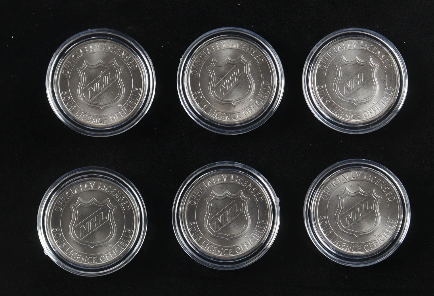NHL Hockey "The Original Six" Merrick Mint Colorized US Coin Set at PristineAuction.com NHL Hockey "The Original Six" Merrick Mint Colorized US Coin Set at PristineAuction.com