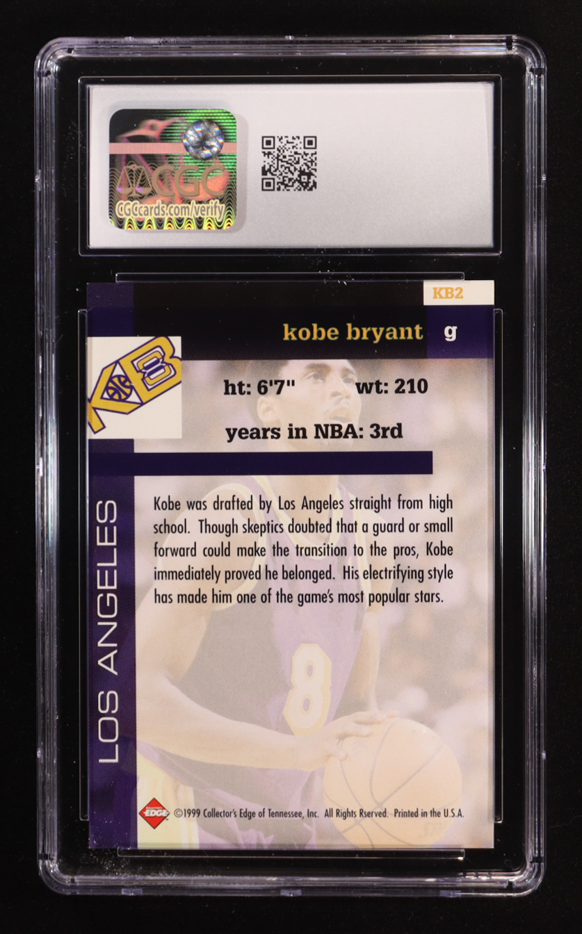 Kobe Bryant 1999 Collector's Edge KB8 #2 (CGC 8.5) at PristineAuction.com Kobe Bryant 1999 Collector's Edge KB8 #2 (CGC 8.5) at PristineAuction.com