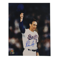Nolan Ryan Signed Rangers 8x10 Photo (AIV & Ryan) at PristineAuction.com