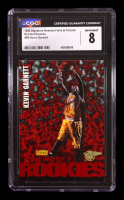 Kevin Garnett 1995 Signature Rookies Fame and Fortune Red Hot Rookies #R6 RC (CGC 8) at PristineAuction.com