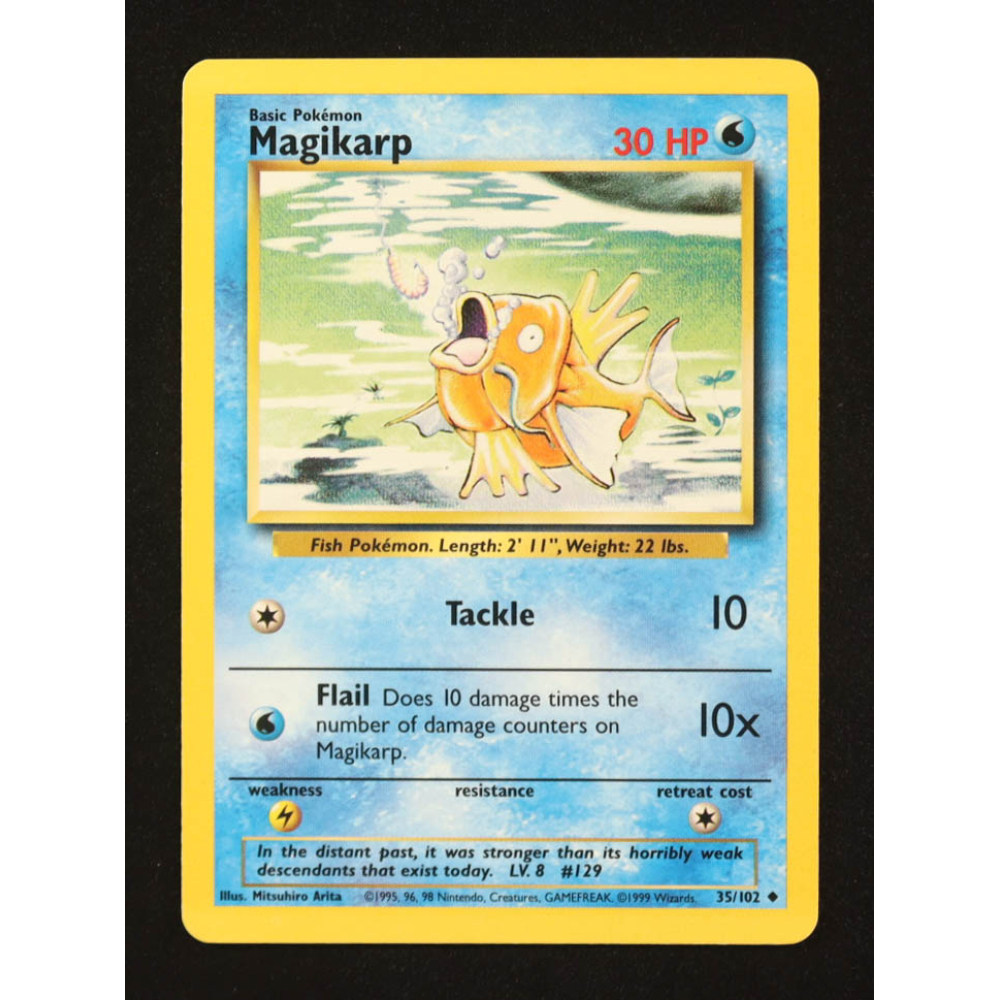 Magikarp 1999 Pokemon Base Unlimited #35 at PristineAuction.com