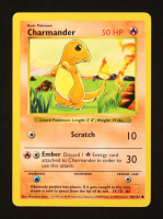 Charmander 1999 Pokemon Base Unlimited Shadowless #46 at PristineAuction.com
