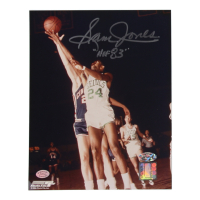 Sam Jones Signed Celtics 8x10 Photo Inscribed "HOF 83" (Stacks of Plaques & Hollywood Collectibles) at PristineAuction.com