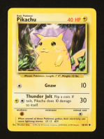 Pikachu 1999 Pokemon Base Unlimited #58 at PristineAuction.com