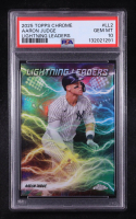Aaron Judge 2025 Topps Chrome Lightning Leaders #LL2 (PSA 10) at PristineAuction.com