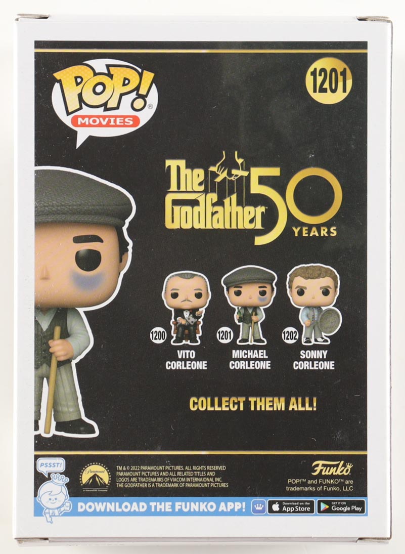 Al Pacino Signed "The Godfather: 50 Years" #1201 Michael Corleone Funko Pop! Vinyl Figure (ACOA) at PristineAuction.com Al Pacino Signed "The Godfather: 50 Years" #1201 Michael Corleone Funko Pop! Vinyl Figure (ACOA) at PristineAuction.com