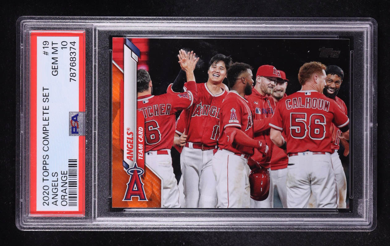 Los Angeles Angels 2020 Topps TC #19 (PSA 10) at PristineAuction.com Los Angeles Angels 2020 Topps TC #19 (PSA 10) at PristineAuction.com