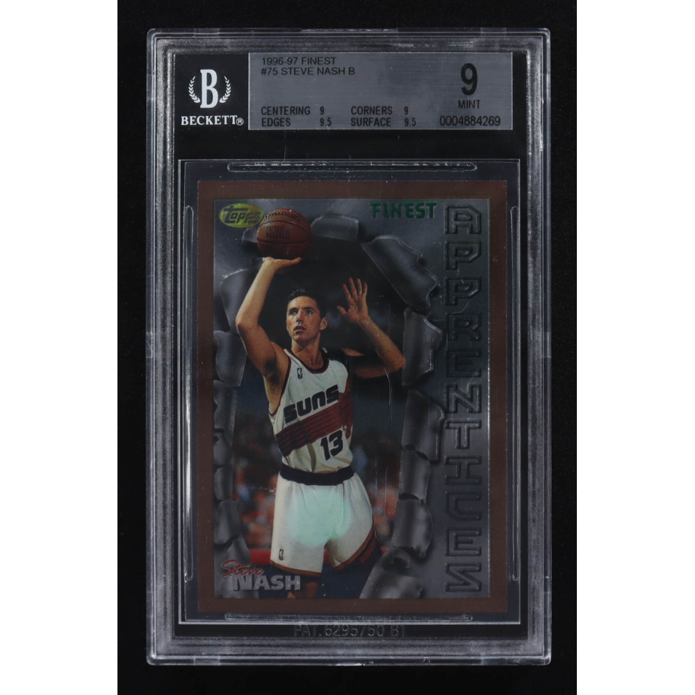 Steve Nash 1996-97 Topps Finest Apprentices #75 (BGS 9) at PristineAuction.com