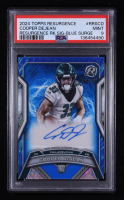 Cooper DeJean 2024 Topps Resurgence Resurgence Rookie Signatures Blue Surge #RRSCD #99/99 RC (PSA 9) at PristineAuction.com
