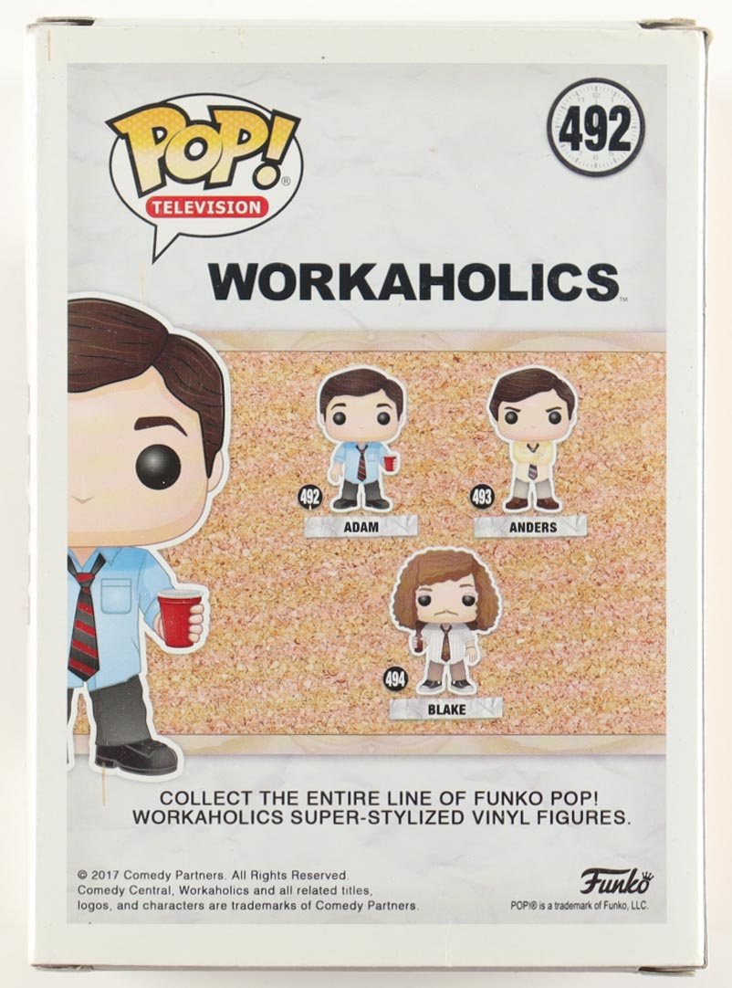 Adam DeVine Signed "Workaholics" #492 Adam Funko Pop! Vinyl Figure (ACOA) at PristineAuction.com Adam DeVine Signed "Workaholics" #492 Adam Funko Pop! Vinyl Figure (ACOA) at PristineAuction.com