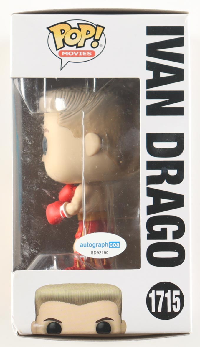 Dolph Lundgren Signed "Rocky" #1715 Ivan Drago Funko Pop! Vinyl Figure (ACOA) at PristineAuction.com Dolph Lundgren Signed "Rocky" #1715 Ivan Drago Funko Pop! Vinyl Figure (ACOA) at PristineAuction.com