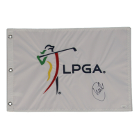 Charley Hull Signed LPGA Tournament Pin Flag (JSA) at PristineAuction.com