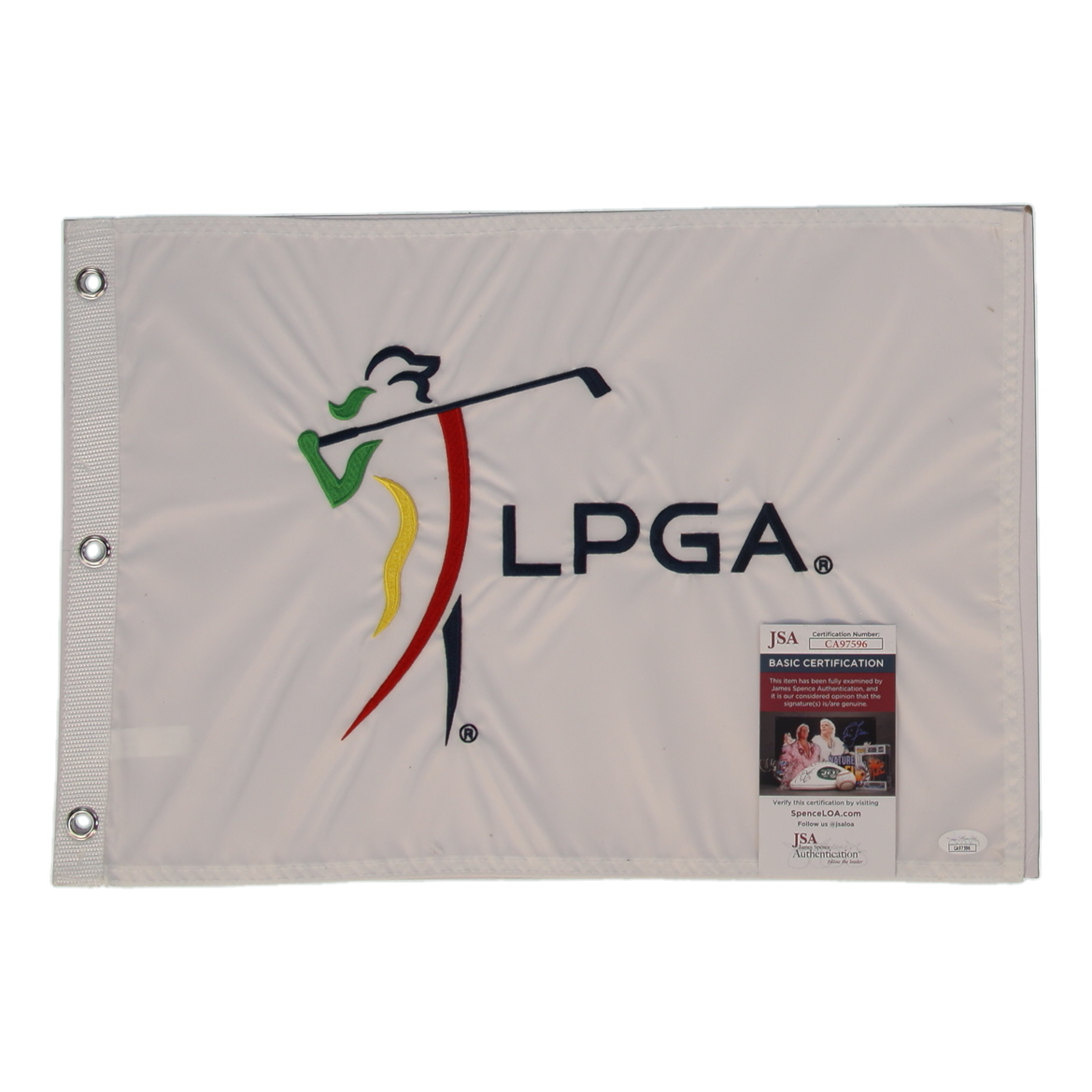 Lydia Ko Signed LPGA Tournament Pin Flag (JSA) at PristineAuction.com Lydia Ko Signed LPGA Tournament Pin Flag (JSA) at PristineAuction.com