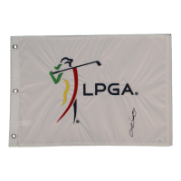 Lydia Ko Signed LPGA Tournament Pin Flag (JSA) at PristineAuction.com