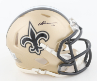 Chris Olave Signed Saints Speed Mini Helmet (Beckett) at PristineAuction.com