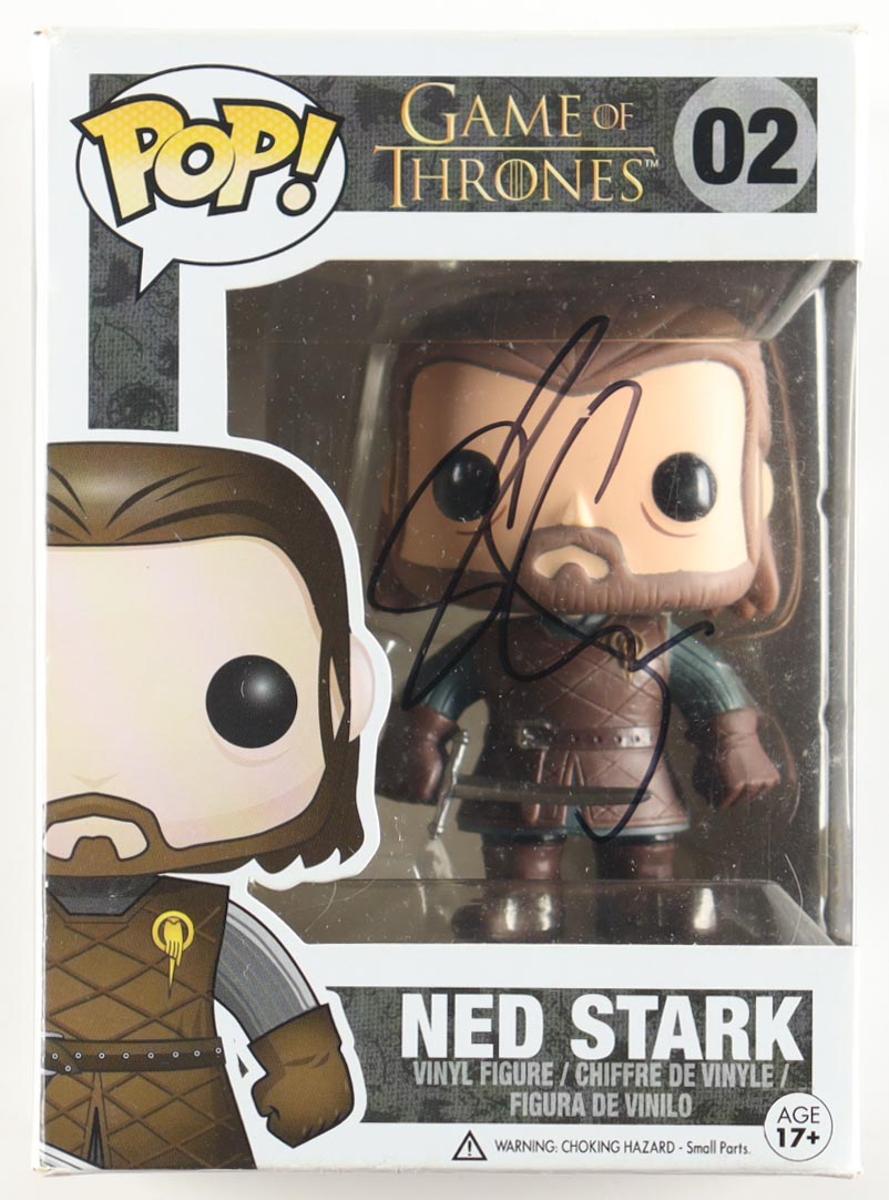 Sean Bean Signed "Game of Thrones" #02 Ned Stark Funko Pop! Vinyl Figure (ACOA) at PristineAuction.com Sean Bean Signed "Game of Thrones" #02 Ned Stark Funko Pop! Vinyl Figure (ACOA) at PristineAuction.com