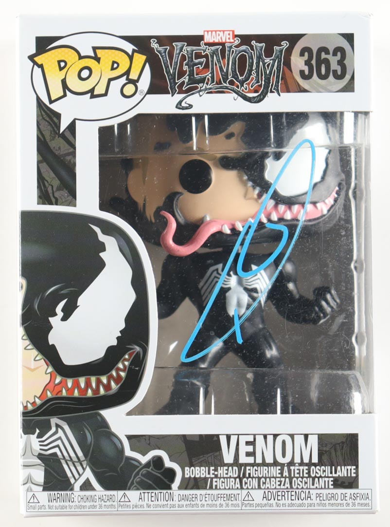 Tom Hardy Signed "Venom" #363 Venom Bobble-Head Funko Pop! Vinyl Figure (ACOA) at PristineAuction.com Tom Hardy Signed "Venom" #363 Venom Bobble-Head Funko Pop! Vinyl Figure (ACOA) at PristineAuction.com