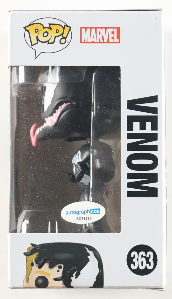 Tom Hardy Signed "Venom" #363 Venom Bobble-Head Funko Pop! Vinyl Figure (ACOA) at PristineAuction.com Tom Hardy Signed "Venom" #363 Venom Bobble-Head Funko Pop! Vinyl Figure (ACOA) at PristineAuction.com