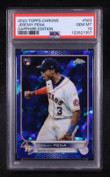 Jeremy Pena 2022 Topps Chrome Sapphire #583 RC (PSA 10) at PristineAuction.com