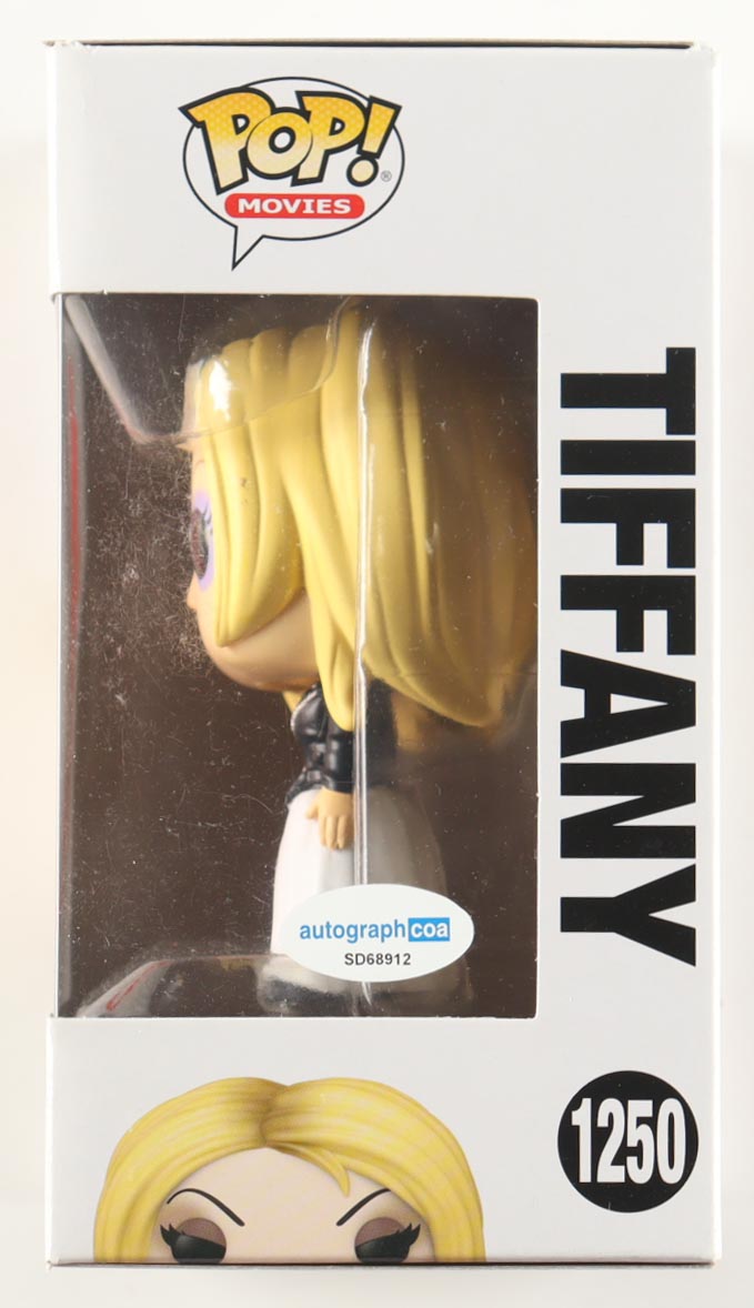 Jennifer Tilly Signed "Bride of Chucky" #1250 Tiffany Funko Pop! Vinyl Figure (ACOA) at PristineAuction.com Jennifer Tilly Signed "Bride of Chucky" #1250 Tiffany Funko Pop! Vinyl Figure (ACOA) at PristineAuction.com