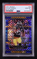 Najee Harris 2021 Select Prizm Blue #53 #006/199 RC (PSA 10) at PristineAuction.com