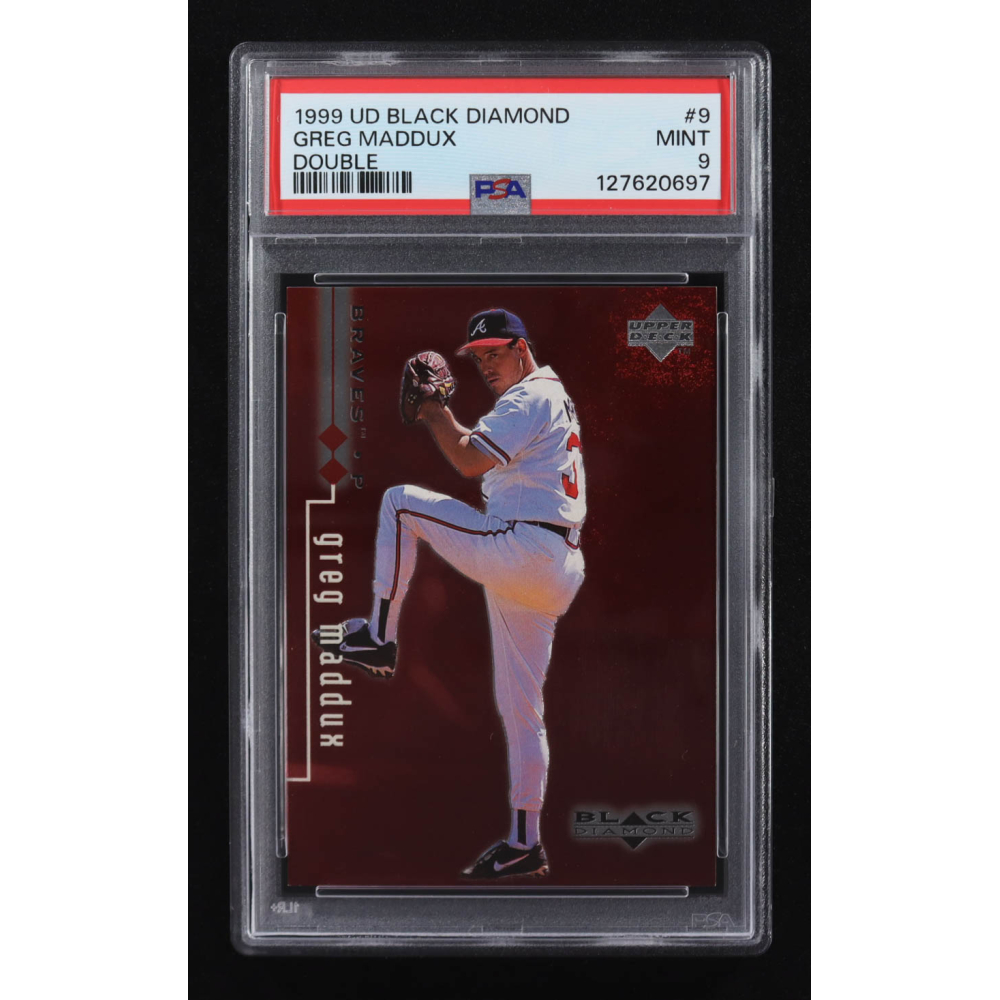 Greg Maddux 1999 Upper Deck Black Diamond Double #9 (PSA 9) at PristineAuction.com