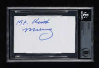 Keith Murray Signed 3x5 Index Card (Beckett) at PristineAuction.com