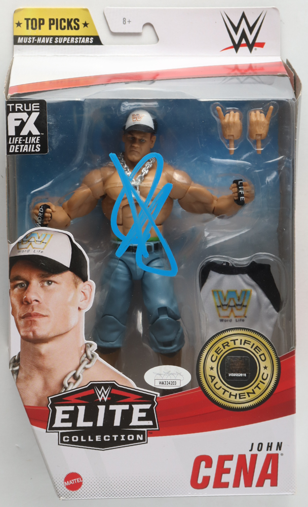 John Cena Signed WWE Elite Collection Action Figure (JSA) at PristineAuction.com John Cena Signed WWE Elite Collection Action Figure (JSA) at PristineAuction.com