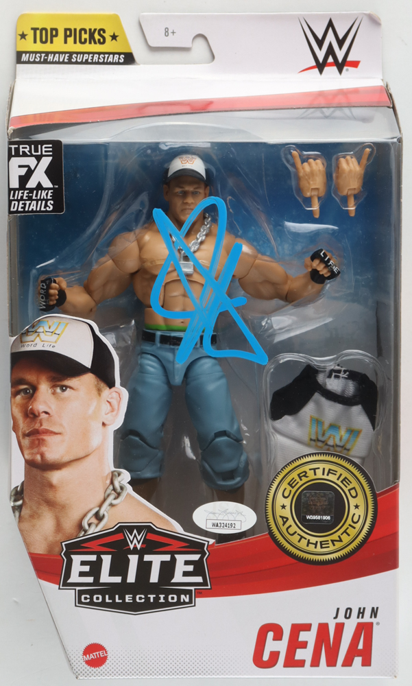 John Cena Signed WWE Elite Collection Action Figure (JSA) at PristineAuction.com John Cena Signed WWE Elite Collection Action Figure (JSA) at PristineAuction.com