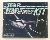 1977 "Star Wars" Vintage Stamp Collecting Kit with Stamp Album & Uncut Stamps Factory Sealed at PristineAuction.com