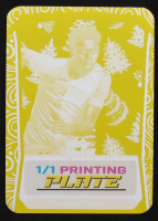 Lamine Yamal 2024 Leaf Metal Happy Holidays Web Exclusive Printing Plates Yellow #HHALM2 #1/1 at PristineAuction.com