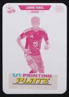 Lamine Yamal 2024 Leaf Collective Printing Plates Magenta #89ALM1 #1/1 at PristineAuction.com