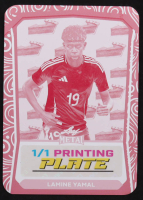 Lamine Yamal 2024 Leaf Metal Thanksgiving Exclusive Printing Plates Magenta #TALY1 #1/1 at PristineAuction.com