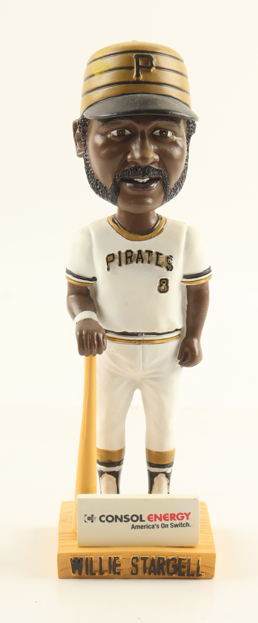 Willie Stargell Pirates Three Rivers Stadium 8" Bobblehead with Original Box at PristineAuction.com Willie Stargell Pirates Three Rivers Stadium 8" Bobblehead with Original Box at PristineAuction.com