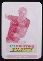 Lamine Yamal 2024 Leaf Metal Happy Holidays Web Exclusive Printing Plates Magenta #HHALM2 #1/1 at PristineAuction.com