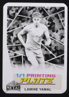 Lamine Yamal 2024 Leaf Collective Printing Plates Black #90ALM1 #1/1 at PristineAuction.com