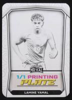 Lamine Yamal 2024 Leaf Metal Thanksgiving Exclusive Printing Plates Black #TALY1 #1/1 at PristineAuction.com