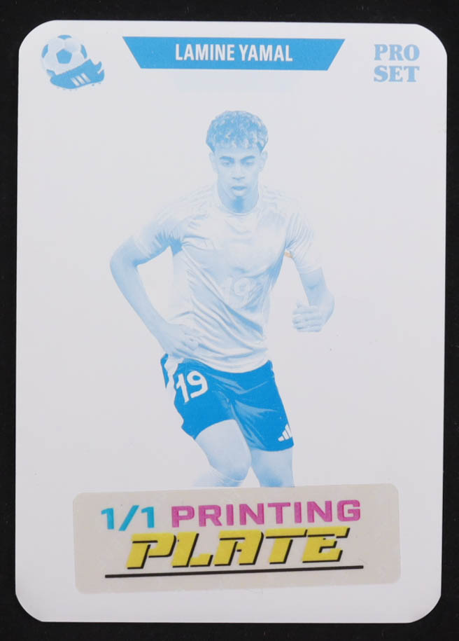 Lamine Yamal 2024 Leaf Collective Printing Plates Cyan #89ALM1 #1/1 at PristineAuction.com Lamine Yamal 2024 Leaf Collective Printing Plates Cyan #89ALM1 #1/1 at PristineAuction.com