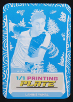 Lamine Yamal 2024 Leaf Metal Holiday Printing Plates Cyan #HHALM2 #1/1 at PristineAuction.com