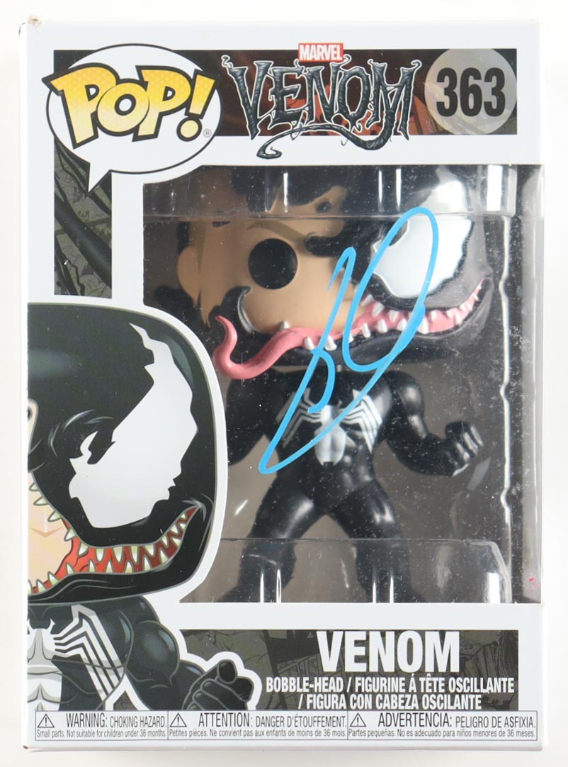 Tom Hardy Signed "Venom" #363 Venom Bobble-Head Funko Pop! Vinyl Figure (ACOA) at PristineAuction.com Tom Hardy Signed "Venom" #363 Venom Bobble-Head Funko Pop! Vinyl Figure (ACOA) at PristineAuction.com