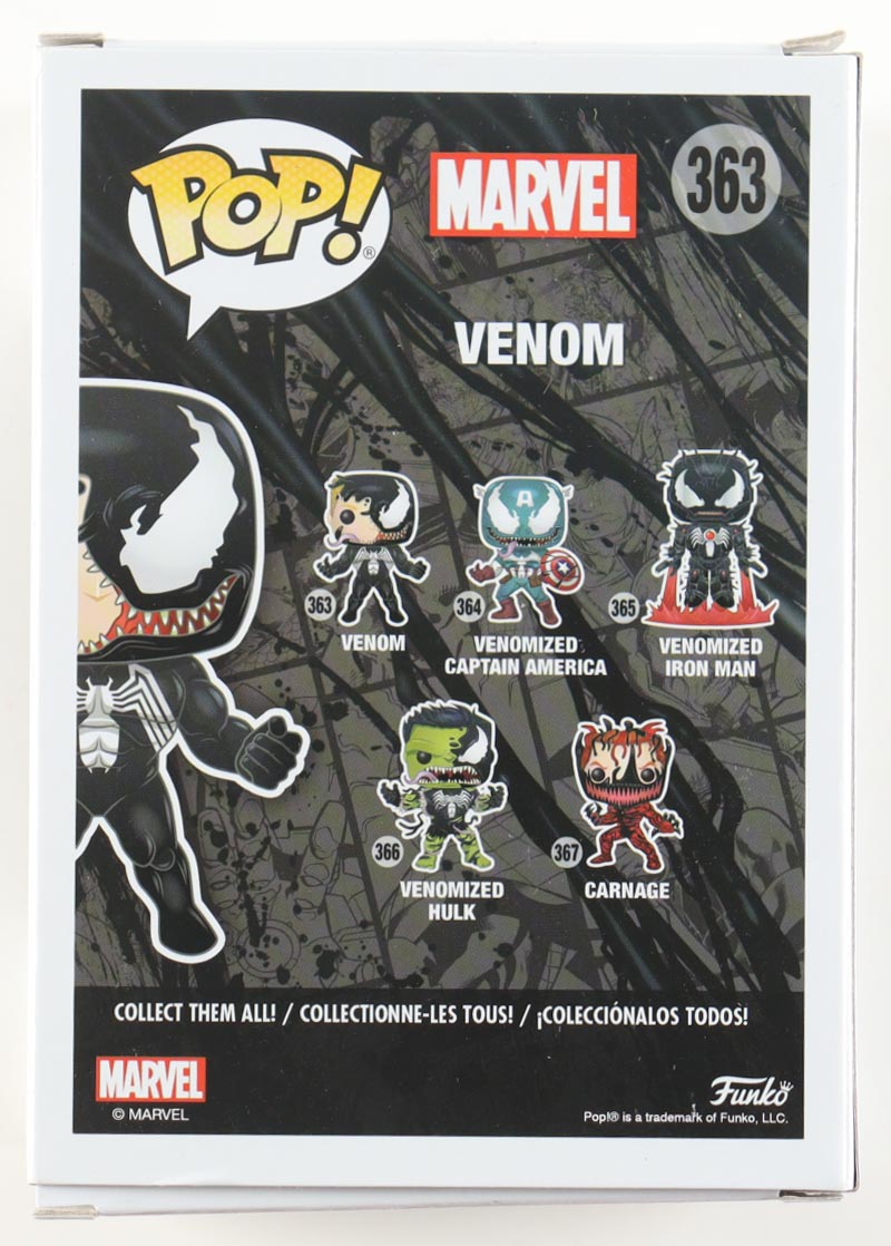 Tom Hardy Signed "Venom" #363 Venom Bobble-Head Funko Pop! Vinyl Figure (ACOA) at PristineAuction.com Tom Hardy Signed "Venom" #363 Venom Bobble-Head Funko Pop! Vinyl Figure (ACOA) at PristineAuction.com