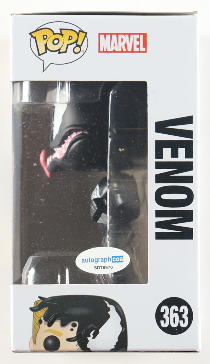 Tom Hardy Signed "Venom" #363 Venom Bobble-Head Funko Pop! Vinyl Figure (ACOA) at PristineAuction.com Tom Hardy Signed "Venom" #363 Venom Bobble-Head Funko Pop! Vinyl Figure (ACOA) at PristineAuction.com