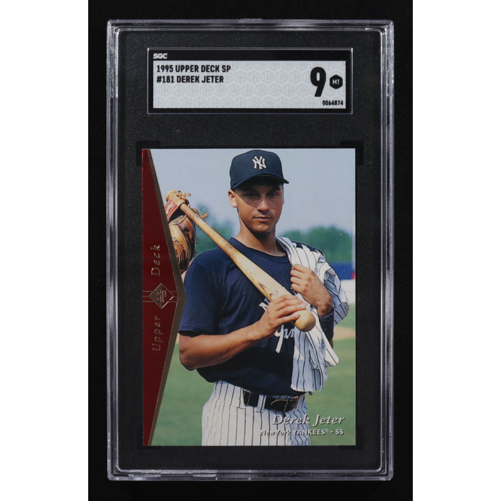 Derek Jeter 1995 Upper Deck SP Red #181 RC (SGC 9) at PristineAuction.com