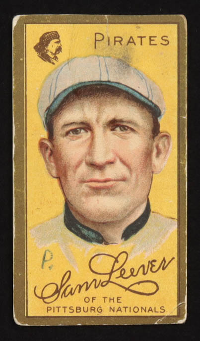 Sam Leever 1911 T205 Gold Border #113 at PristineAuction.com Sam Leever 1911 T205 Gold Border #113 at PristineAuction.com