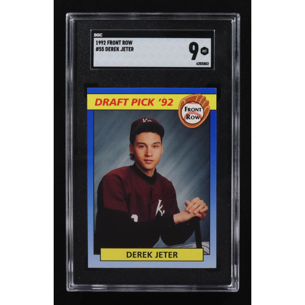 Derek Jeter 1992 Front Row #55 RC (SGC 9) at PristineAuction.com