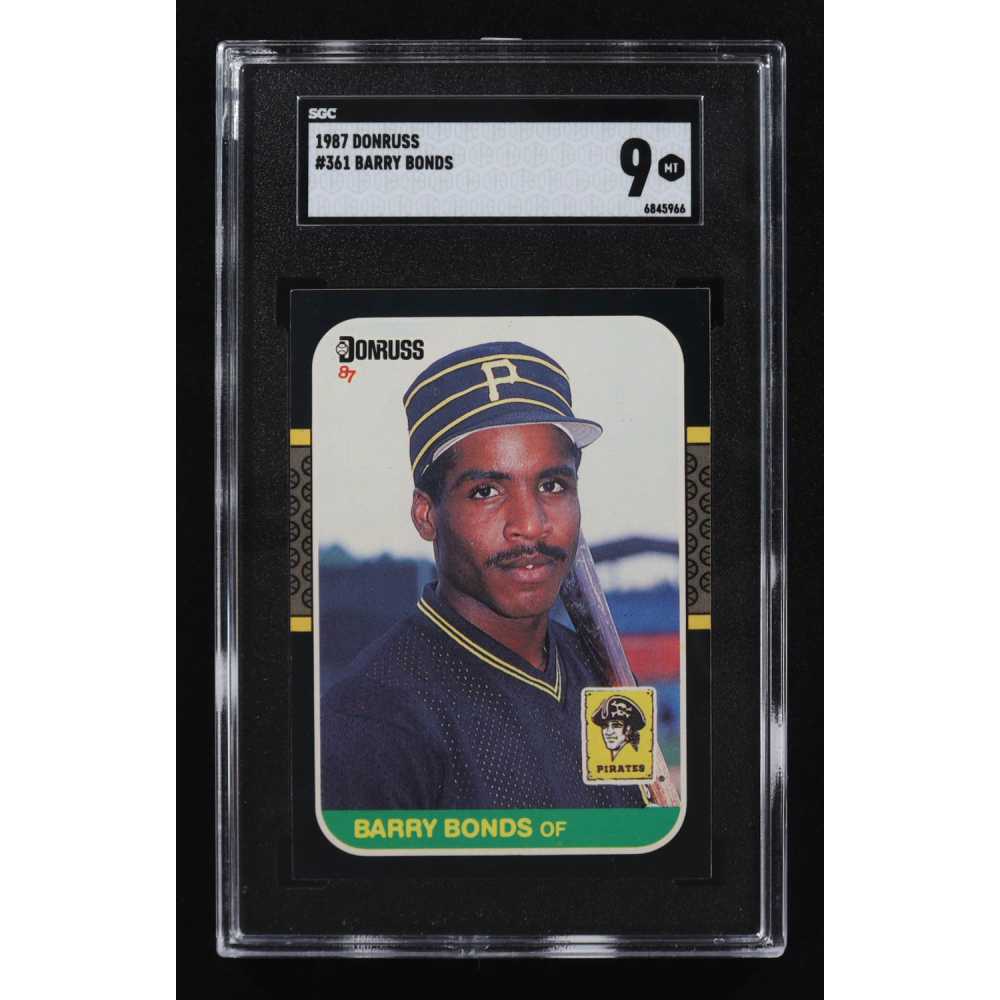 Barry Bonds 1987 Donruss #361 RC (SGC 9) at PristineAuction.com