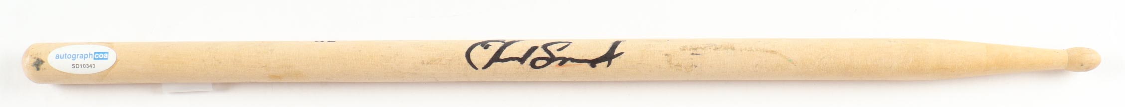 Chad Smith Signed Drum Stick (ACOA) at PristineAuction.com Chad Smith Signed Drum Stick (ACOA) at PristineAuction.com