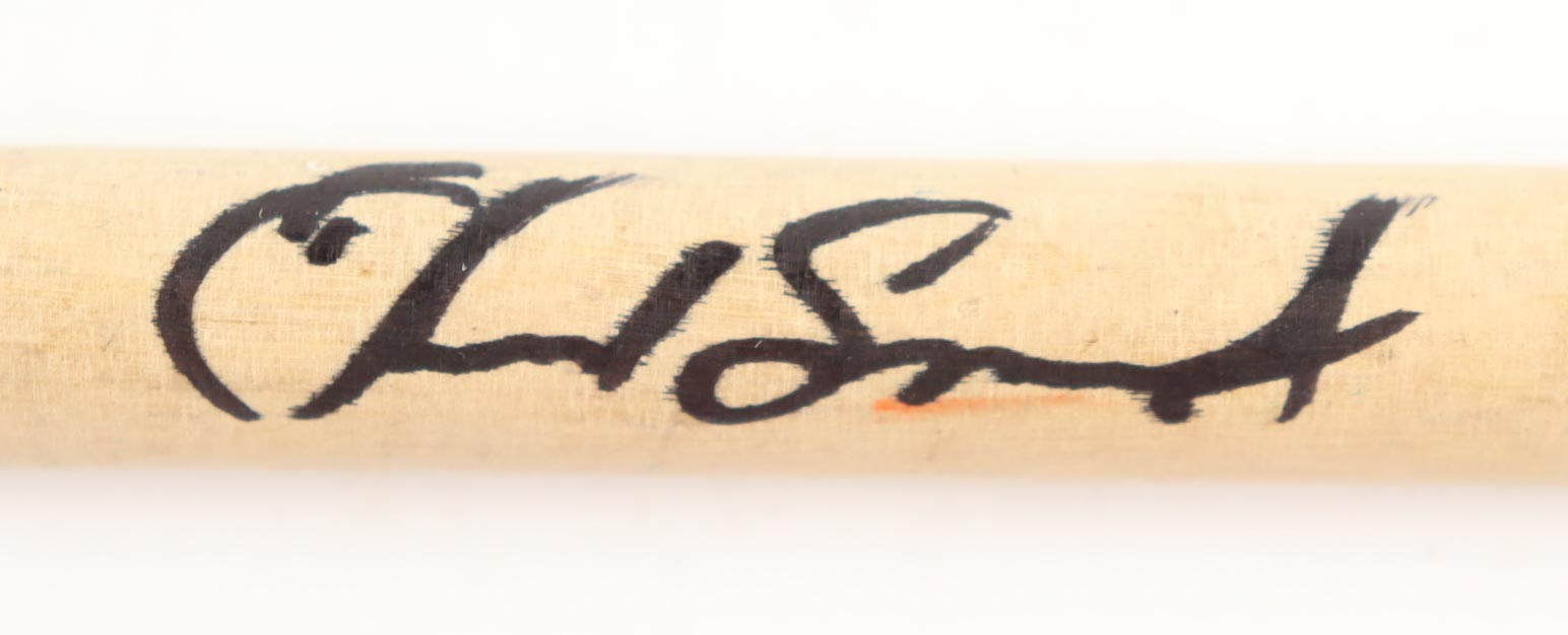 Chad Smith Signed Drum Stick (ACOA) at PristineAuction.com Chad Smith Signed Drum Stick (ACOA) at PristineAuction.com