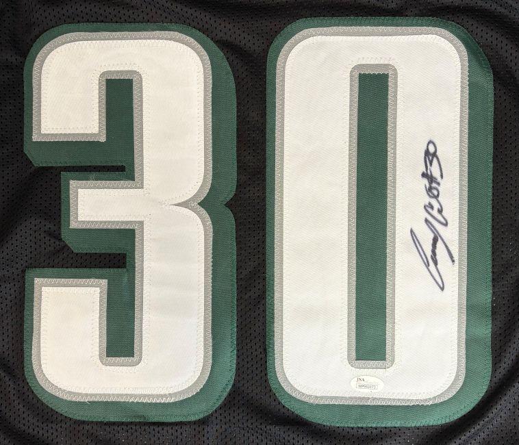 Corey Clement Signed Jersey (JSA) at PristineAuction.com Corey Clement Signed Jersey (JSA) at PristineAuction.com